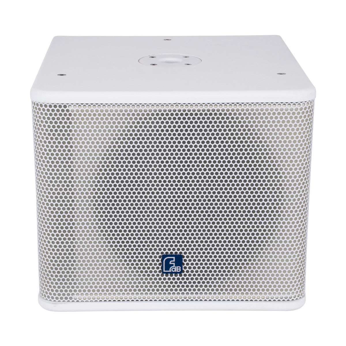FDB ES112SA 98007 Facilities Speaker - Ενεργό Αυτοενισχυόμενο Ηχείο Subwoofer Εγκαταστάσεων Επιδαπέδιο με Ψηφιακό Ενισχυτή BA1.6 AC 220V/50-60Hz - 600W RMS (1400W Peak) - 1 x 12" Inches LF - IP20 - Λευκό - Μ44.5 x Π44.5 x Υ37.5cm