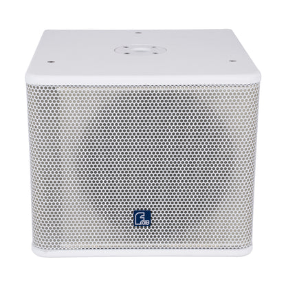 FDB ES112SA 98007 Facilities Speaker - Ενεργό Αυτοενισχυόμενο Ηχείο Subwoofer Εγκαταστάσεων Επιδαπέδιο με Ψηφιακό Ενισχυτή BA1.6 AC 220V/50-60Hz - 600W RMS (1400W Peak) - 1 x 12" Inches LF - IP20 - Λευκό - Μ44.5 x Π44.5 x Υ37.5cm