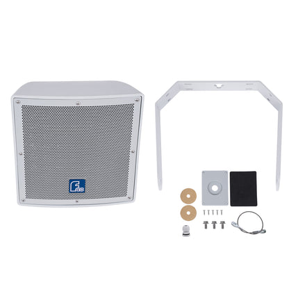 FDB LT208PT 98008 Facilities Speaker - Παθητικό Ηχείο Εγκαταστάσεων Επιτοίχιο με Μετασχηματιστή 100V & 8Ω - 150W RMS (600W Peak) - 1 x 8" Inches LF & 1 x 1" Inches HF - Αδιάβροχο IP56 - Λευκό - Μ30 x Π28 x Υ32cm