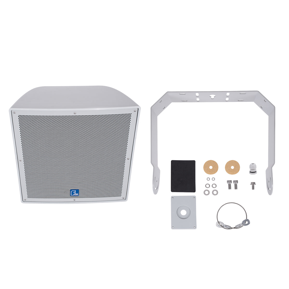 FDB LT215T 98010 Facilities Speaker - Παθητικό Ηχείο Εγκαταστάσεων Επιτοίχιο με Μετασχηματιστή 100V & 8Ω - 400W RMS (1600W Peak) - 1 x 15" Inches LF & 1 x 1.4" Inches HF - Αδιάβροχο IP56 - Λευκό - Μ49.9 x Π52 x Υ50cm