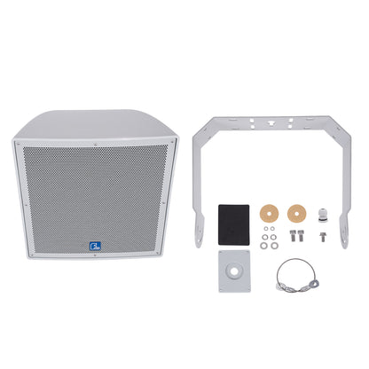 FDB LT215T 98010 Facilities Speaker - Παθητικό Ηχείο Εγκαταστάσεων Επιτοίχιο με Μετασχηματιστή 100V & 8Ω - 400W RMS (1600W Peak) - 1 x 15" Inches LF & 1 x 1.4" Inches HF - Αδιάβροχο IP56 - Λευκό - Μ49.9 x Π52 x Υ50cm