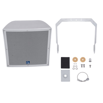 FDB LT115BT 98011 Facilities Speaker - Παθητικό Ηχείο Subwoofer Εγκαταστάσεων Επιτοίχιο με Μετασχηματιστή 100V & 8Ω - 400W RMS (1600W Peak) - 1 x 15" Inches LF - Αδιάβροχο IP56 - Λευκό - Μ49 x Π50 x Υ52cm