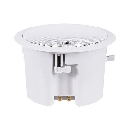 FDB C600T 98012 Χωνευτό Παθητικό Ηχείο Εγκαταστάσεων με Μετασχηματιστή 100V & 8Ω - 40W RMS (80W Peak) - 1 x 6" Inches LF & 1 x 1" Inches HF - IP20 - Λευκό - Μ23.9 x Π23.9 x Υ17.2cm / Q20.5 x 13.9cm