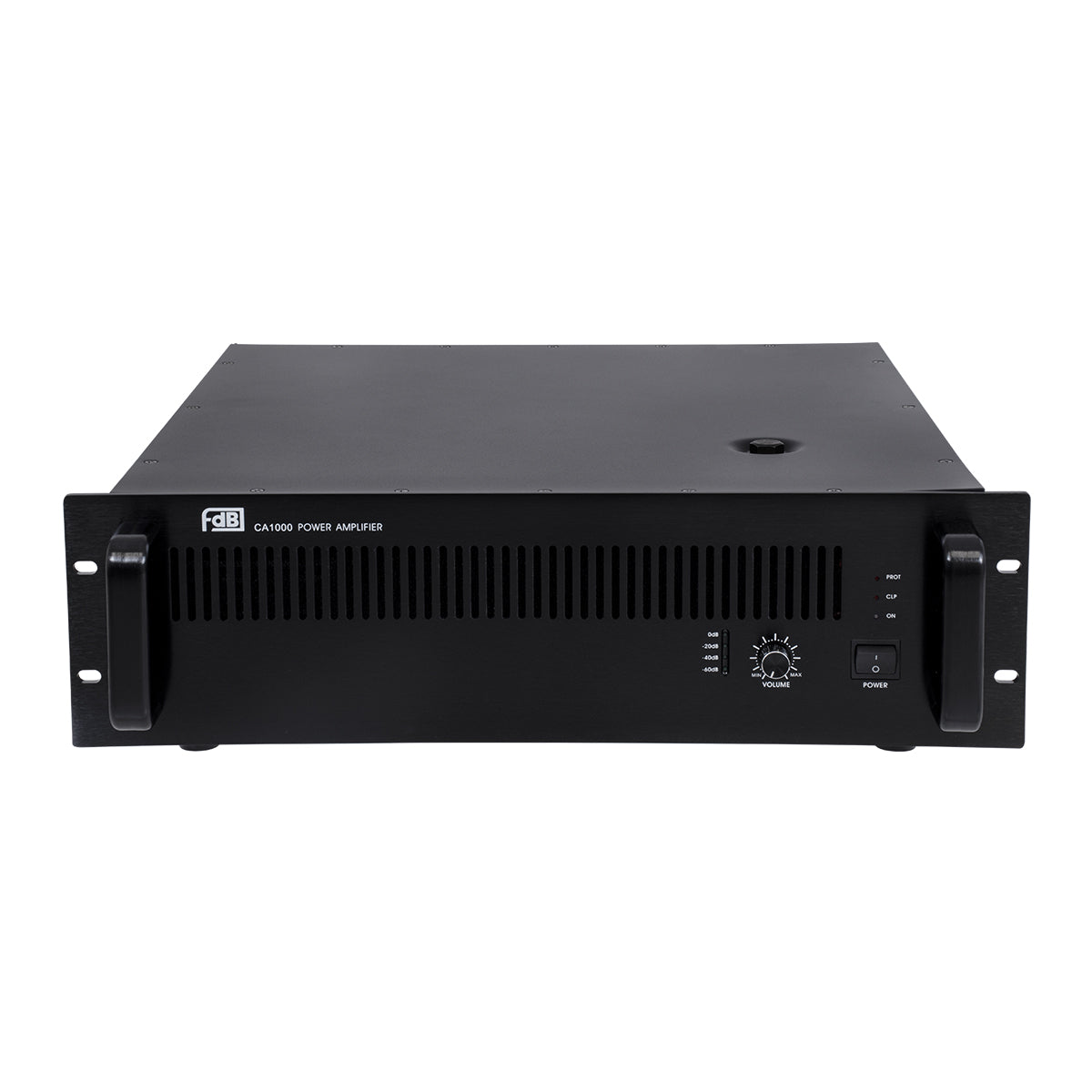 FDB CA1000 98016 Power Amplifier - Επαγγελματικός Ενισχυτής Ηχείων Εγκαταστάσεων 100V - Frequency Response 60Hz-20Khz - AC 220V/50-60Hz - 1000W/4Ω - IP20 - Μαύρο - Μ48.5 x Π45.5 x Υ13.2cm