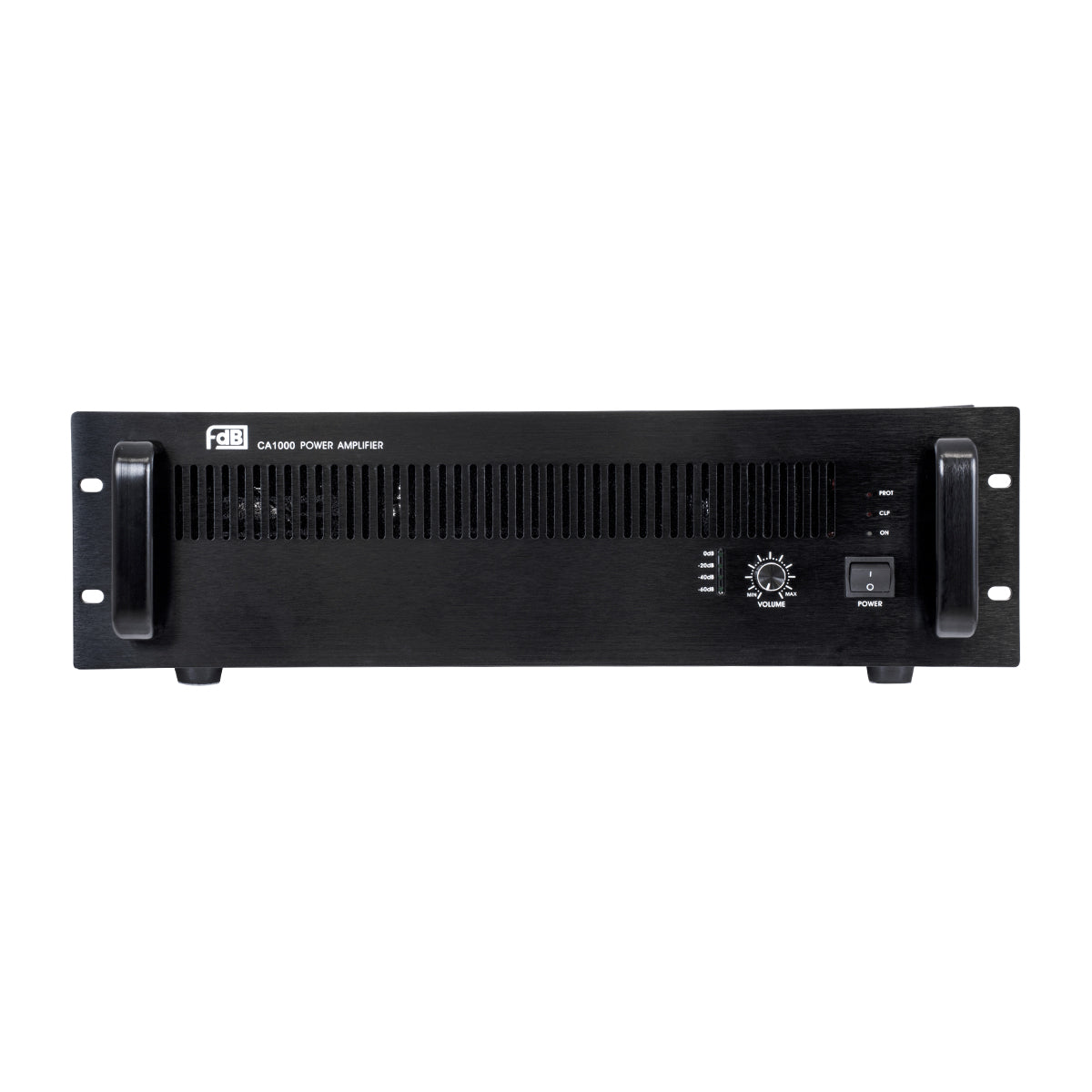 FDB CA1000 98016 Power Amplifier - Επαγγελματικός Ενισχυτής Ηχείων Εγκαταστάσεων 100V - Frequency Response 60Hz-20Khz - AC 220V/50-60Hz - 1000W/4Ω - IP20 - Μαύρο - Μ48.5 x Π45.5 x Υ13.2cm