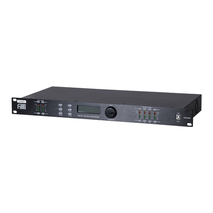 FDB US2403 98020 Audio Processor - Επαγγελματικός Επεξεργαστής Ήχου 2in & 4out - 32-bit DSP SHARC Processor - Frequency Response 20Hz-20Khz DR115DBu - AC 220V/50-60Hz - IP20 - Μαύρο - Μ48.2 x Π20.5 x Υ4.4cm