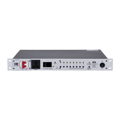 FDB PSC-1082 98022 Power Sequence Controller - Επαγγελματικός Ελεγκτής Ακολουθίας Ισχύος Power Management SMT Technology - USB Charger - RS232 Control Interface/RS485 Cascade - AC 85~265V/40-60Hz 60Α - IP20 - Ασημί - Μ48.3 x Π28 x Υ5.5cm