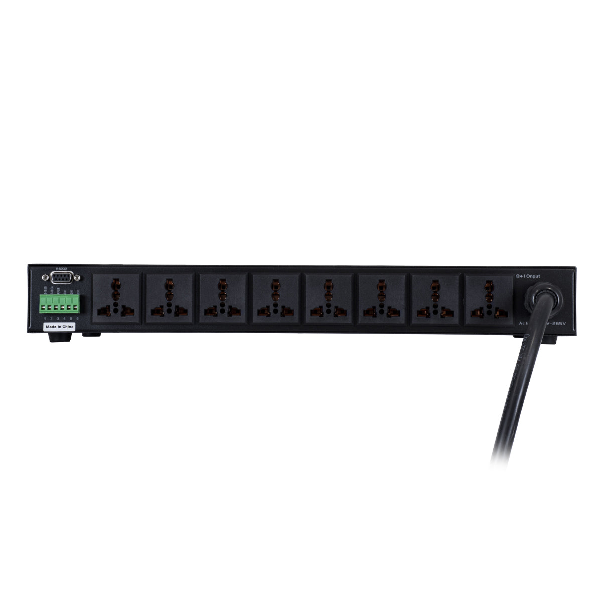 FDB PSC-1082 98022 Power Sequence Controller - Επαγγελματικός Ελεγκτής Ακολουθίας Ισχύος Power Management SMT Technology - USB Charger - RS232 Control Interface/RS485 Cascade - AC 85~265V/40-60Hz 60Α - IP20 - Ασημί - Μ48.3 x Π28 x Υ5.5cm