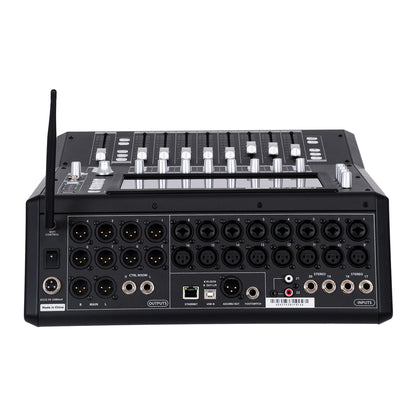 FDB F260 98023 Multifunctional Digital Mixer Audio Console 24Ch - Επαγγελματική Ψηφιακή Κονσόλα Ήχου 16Ch Audio In / 8Ch Audio Out / 8Ch BUS Out - Οθόνη Αφής 10" HD - Wifi Smart System - UDP - AC 220V/50-60Hz - IP20 - Μαύρο - Μ38 x Π49 x Υ14cm