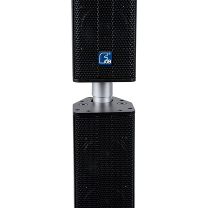 FDB K803 98024 PA Speaker - Παθητικό Ηχείο Column Κολωνάτο Επιτοίχιο & Επιδαπέδιο 8Ω - 200W RMS (800W Peak) - 8 x 3" Inches Mid & HF - IP20 - Μαύρο - Μ10 x Π11 x Υ75cm - Ζεύγος