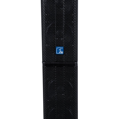 FDB K803 98024 PA Speaker - Παθητικό Ηχείο Column Κολωνάτο Επιτοίχιο & Επιδαπέδιο 8Ω - 200W RMS (800W Peak) - 8 x 3" Inches Mid & HF - IP20 - Μαύρο - Μ10 x Π11 x Υ75cm - Ζεύγος