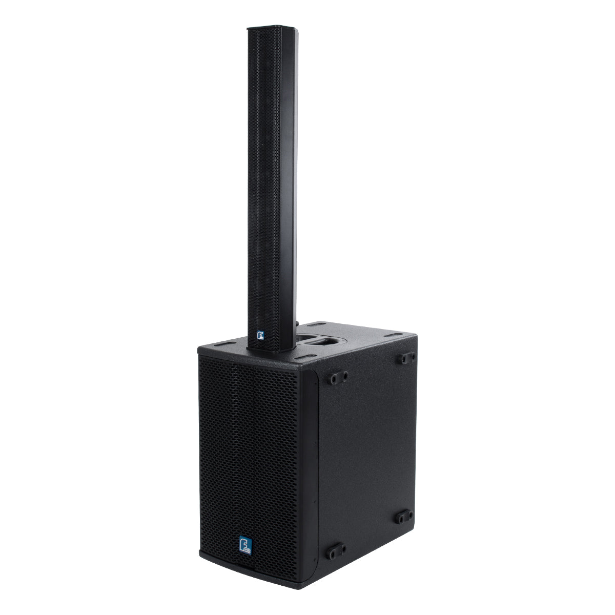 FDB K803 98024 PA Speaker - Παθητικό Ηχείο Column Κολωνάτο Επιτοίχιο & Επιδαπέδιο 8Ω - 200W RMS (800W Peak) - 8 x 3" Inches Mid & HF - IP20 - Μαύρο - Μ10 x Π11 x Υ75cm - Ζεύγος