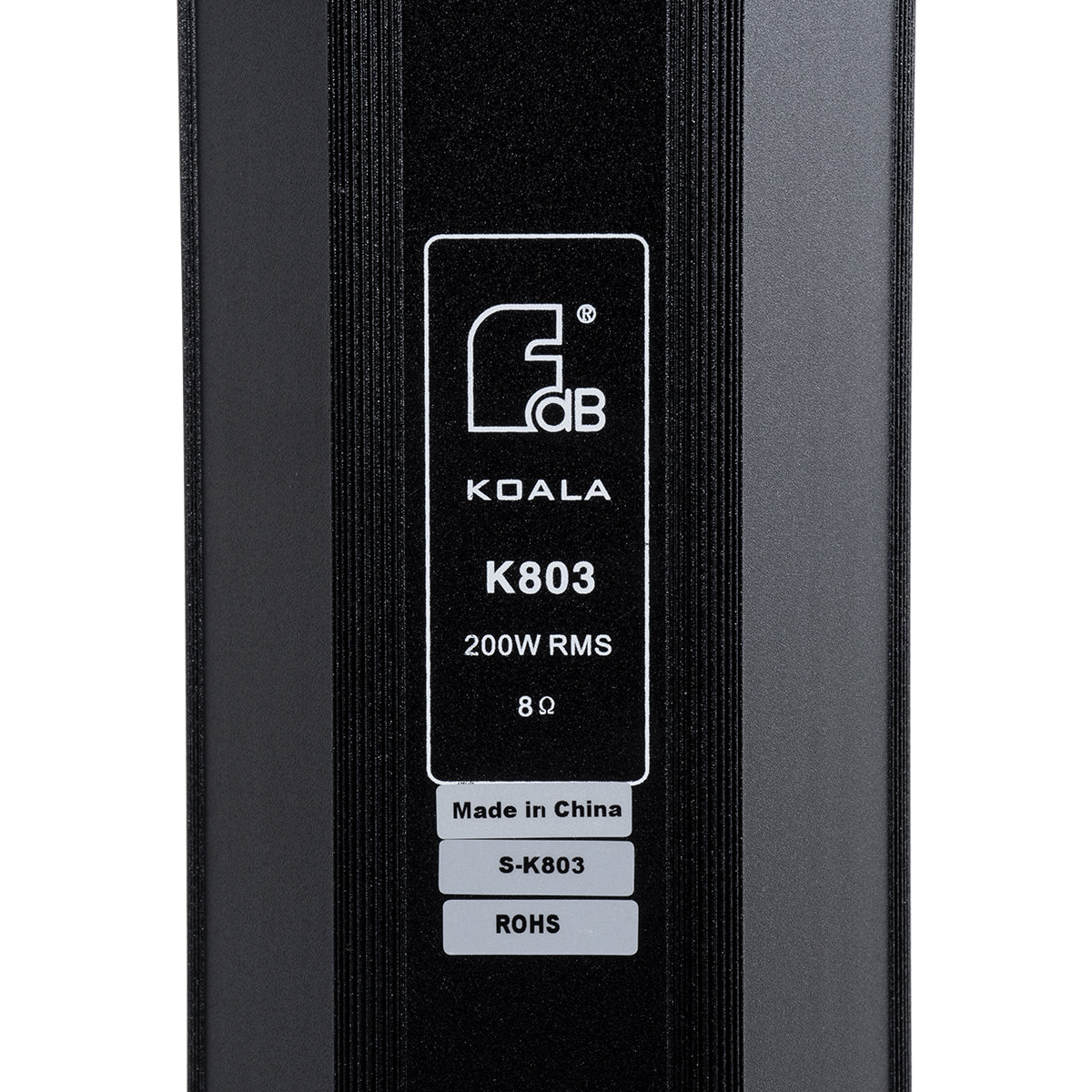 FDB K803 98024 PA Speaker - Παθητικό Ηχείο Column Κολωνάτο Επιτοίχιο & Επιδαπέδιο 8Ω - 200W RMS (800W Peak) - 8 x 3" Inches Mid & HF - IP20 - Μαύρο - Μ10 x Π11 x Υ75cm - Ζεύγος