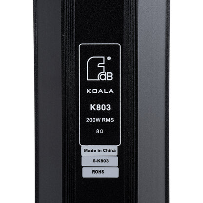 FDB K803 98024 PA Speaker - Παθητικό Ηχείο Column Κολωνάτο Επιτοίχιο & Επιδαπέδιο 8Ω - 200W RMS (800W Peak) - 8 x 3" Inches Mid & HF - IP20 - Μαύρο - Μ10 x Π11 x Υ75cm - Ζεύγος