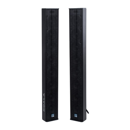 FDB K803 98024 PA Speaker - Παθητικό Ηχείο Column Κολωνάτο Επιτοίχιο & Επιδαπέδιο 8Ω - 200W RMS (800W Peak) - 8 x 3" Inches Mid & HF - IP20 - Μαύρο - Μ10 x Π11 x Υ75cm - Ζεύγος