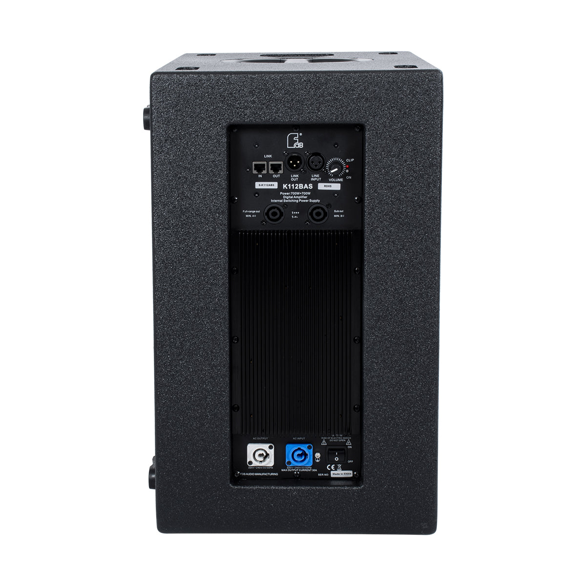 FDB K803+K112BAS 98024-98025-SET PA Column System - Ενεργό Αυτοενισχυόμενο Σετ Ηχείων & Subwoofer Column Κολωνάτο με Ψηφιακό Ενισχυτή FA2.36 AC 220V/50-60Hz - 600W RMS/8Ω + 400W RMS/8Ω (4000W Peak) - IP20 - Μαύρο - Σετ 4 Τεμαχίων