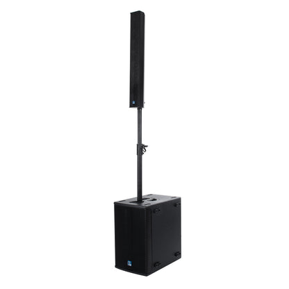 FDB K803-FLPL 98026 Speaker Base Flexible Adjustable Pole - Βάση Ηχείου Ρυθμιζόμενος Σωλήνας για Τοποθέτηση Συστήματος Κολωνάτων Ηχείων K803 με K112BAS - IP20 - Μαύρο - min Φ3.5 x Υ62cm - max Φ3.5 x Υ97cm - Ζεύγος