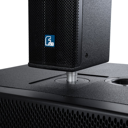 FDB K806 98027 PA Speaker - Παθητικό Ηχείο Column Κολωνάτο Επιτοίχιο & Επιδαπέδιο 6Ω - 480W RMS (1920W Peak) - 6 x 6" Inches Mid & 2 x 1.7" Inches HF - IP20 - Μαύρο - Μ15.8 x Π24.2 x Υ129cm