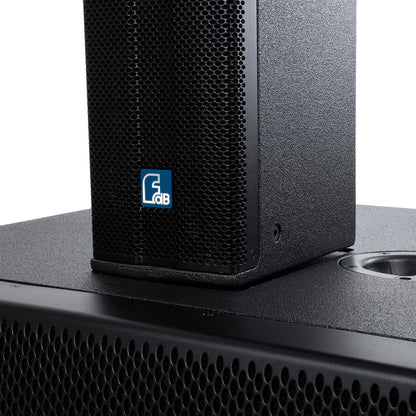 FDB K806 98027 PA Speaker - Παθητικό Ηχείο Column Κολωνάτο Επιτοίχιο & Επιδαπέδιο 6Ω - 480W RMS (1920W Peak) - 6 x 6" Inches Mid & 2 x 1.7" Inches HF - IP20 - Μαύρο - Μ15.8 x Π24.2 x Υ129cm