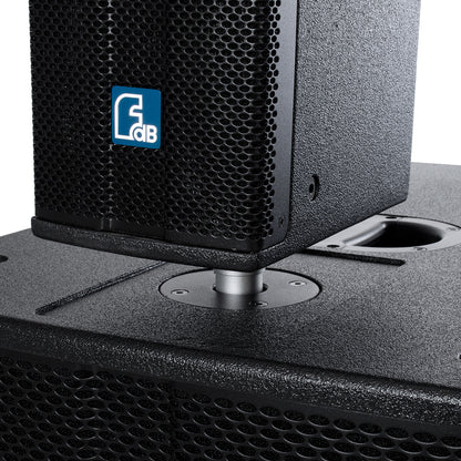 FDB K806 98027 PA Speaker - Παθητικό Ηχείο Column Κολωνάτο Επιτοίχιο & Επιδαπέδιο 6Ω - 480W RMS (1920W Peak) - 6 x 6" Inches Mid & 2 x 1.7" Inches HF - IP20 - Μαύρο - Μ15.8 x Π24.2 x Υ129cm