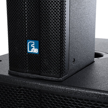 FDB K806 98027 PA Speaker - Παθητικό Ηχείο Column Κολωνάτο Επιτοίχιο & Επιδαπέδιο 6Ω - 480W RMS (1920W Peak) - 6 x 6" Inches Mid & 2 x 1.7" Inches HF - IP20 - Μαύρο - Μ15.8 x Π24.2 x Υ129cm