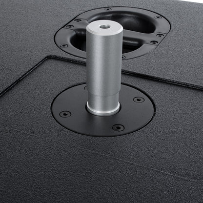 FDB K118BAS 98028 Επιδαπέδιο Ενεργό Αυτοενισχυόμενο PA Subwoofer Κολωνάτο Σύστημα με Ψηφιακό Ενισχυτή DSP SA2.68 AC 220V/50-60Hz - 600W RMS/4Ω + 600W RMS/4Ω (2400W Peak) - 1 x 18" Inches LF - IP20 - Μαύρο - Μ47.5 x Π71 x Υ70