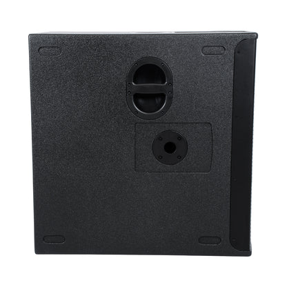 FDB K118BAS 98028 Επιδαπέδιο Ενεργό Αυτοενισχυόμενο PA Subwoofer Κολωνάτο Σύστημα με Ψηφιακό Ενισχυτή DSP SA2.68 AC 220V/50-60Hz - 600W RMS/4Ω + 600W RMS/4Ω (2400W Peak) - 1 x 18" Inches LF - IP20 - Μαύρο - Μ47.5 x Π71 x Υ70