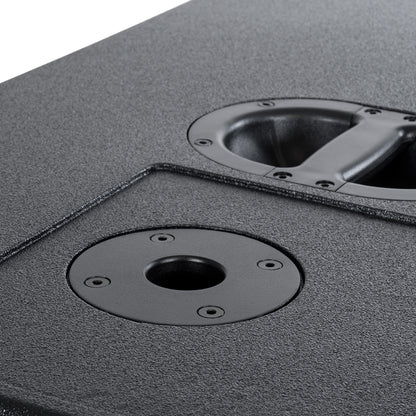 FDB K118BAS 98028 Επιδαπέδιο Ενεργό Αυτοενισχυόμενο PA Subwoofer Κολωνάτο Σύστημα με Ψηφιακό Ενισχυτή DSP SA2.68 AC 220V/50-60Hz - 600W RMS/4Ω + 600W RMS/4Ω (2400W Peak) - 1 x 18" Inches LF - IP20 - Μαύρο - Μ47.5 x Π71 x Υ70