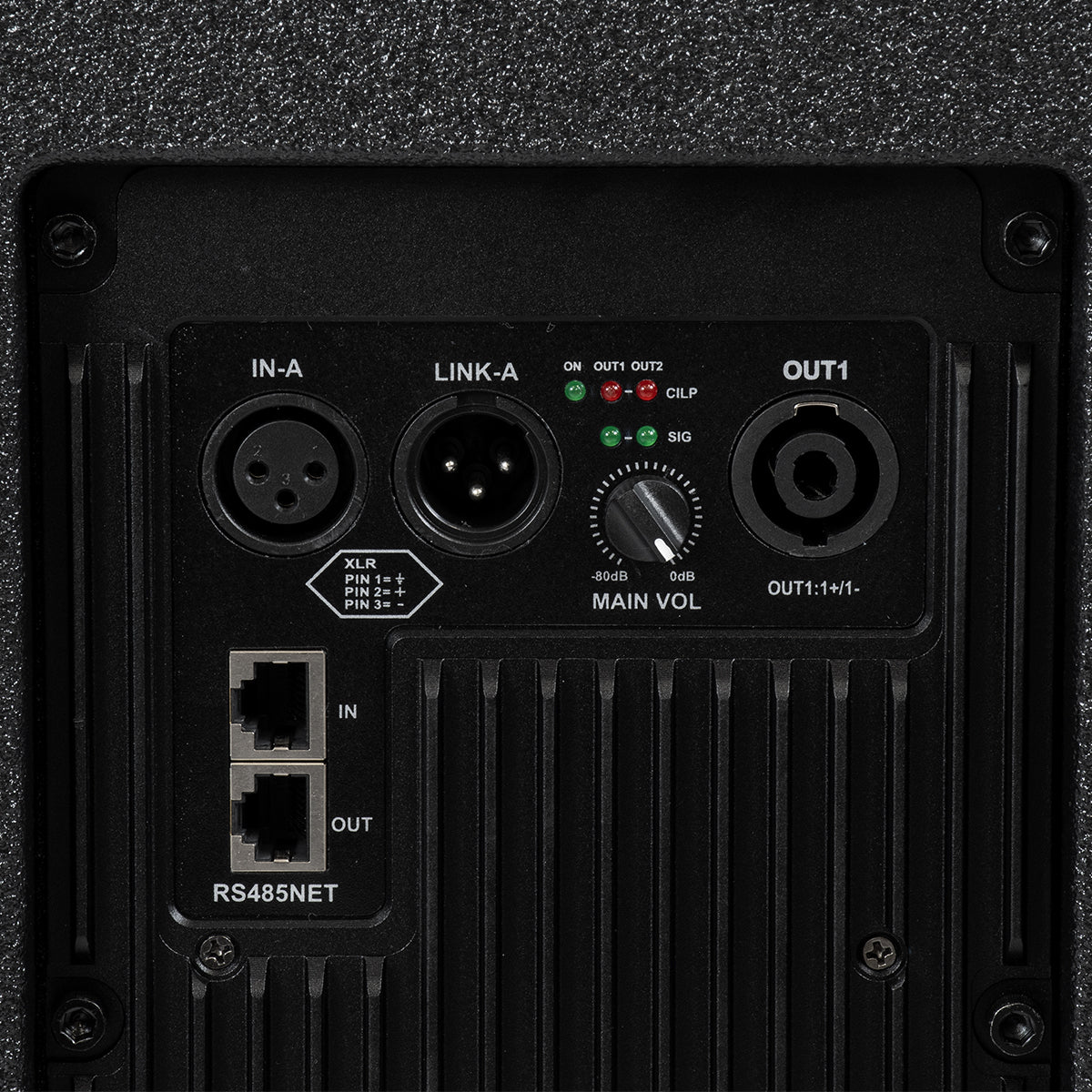 FDB K118BAS 98028 Επιδαπέδιο Ενεργό Αυτοενισχυόμενο PA Subwoofer Κολωνάτο Σύστημα με Ψηφιακό Ενισχυτή DSP SA2.68 AC 220V/50-60Hz - 600W RMS/4Ω + 600W RMS/4Ω (2400W Peak) - 1 x 18" Inches LF - IP20 - Μαύρο - Μ47.5 x Π71 x Υ70