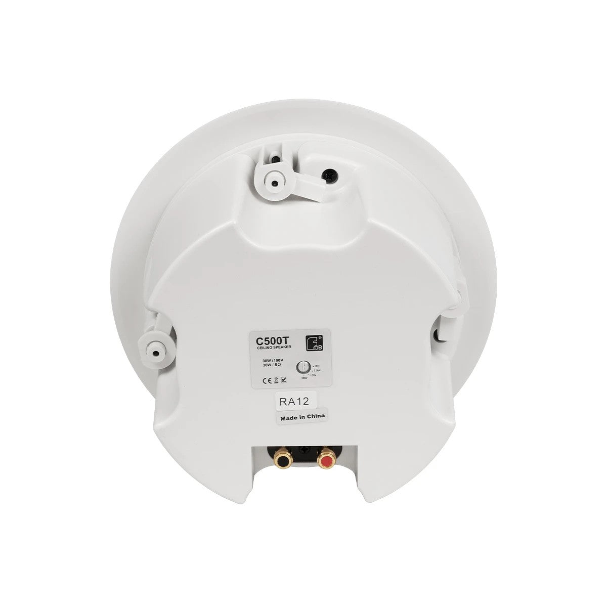 FDB C500T 98032 Χωνευτό Παθητικό Ηχείο Εγκαταστάσεων με Μετασχηματιστή 100V & 8Ω - 30W RMS (60W Peak) - 1 x 5.25" Inches LF & 1 x 1" Inches HF - IP20 - Λευκό - Μ21.3 x Π21.3 x Υ12.8 / Q17.5 x 11.4