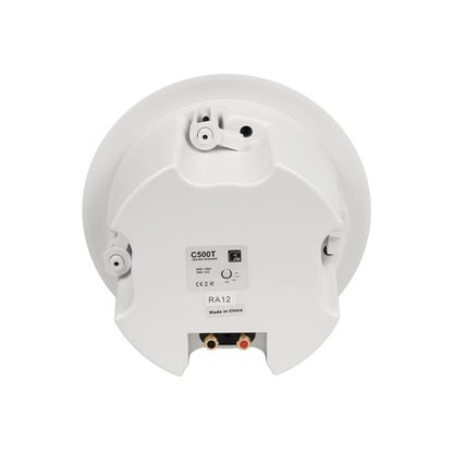 FDB C500T 98032 Χωνευτό Παθητικό Ηχείο Εγκαταστάσεων με Μετασχηματιστή 100V & 8Ω - 30W RMS (60W Peak) - 1 x 5.25" Inches LF & 1 x 1" Inches HF - IP20 - Λευκό - Μ21.3 x Π21.3 x Υ12.8 / Q17.5 x 11.4