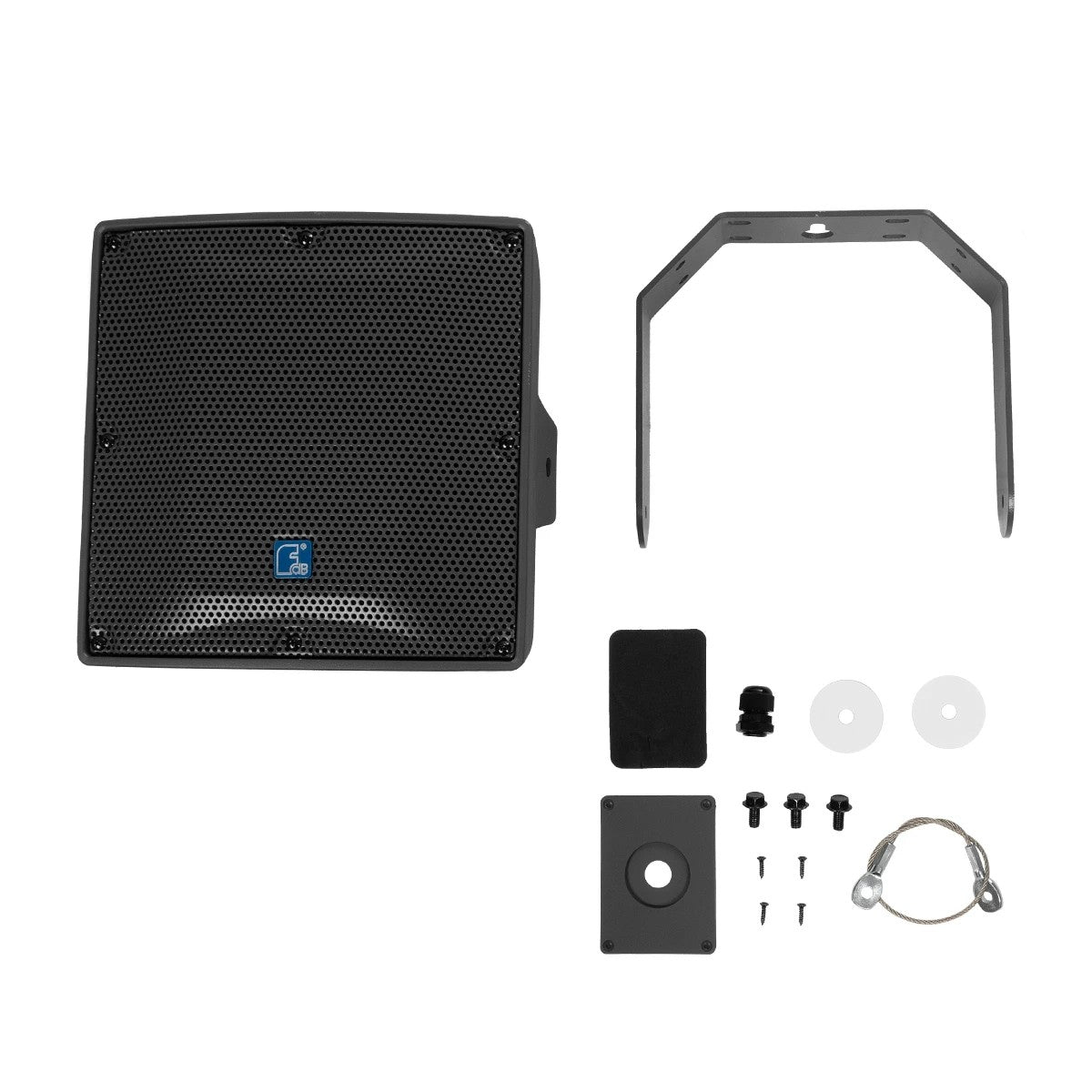 FDB LT206PT 98037 Επιτοίχιο Παθητικό Ηχείο Εγκαταστάσεων με Μετασχηματιστή 100V & 8Ω - 100W RMS (400W Peak) - 1 x 6.5" Inches LF & 1 x 1" Inches HF - Αδιάβροχο IP56 - Μαύρο - Μ32 x Π26 x Υ26