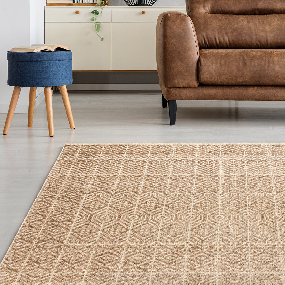 Χαλί Boutique Art 9820 120x170εκ Μπεζ