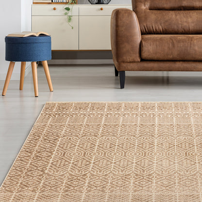 Πατάκι Boutique Art 9820 80x150εκ Μπεζ