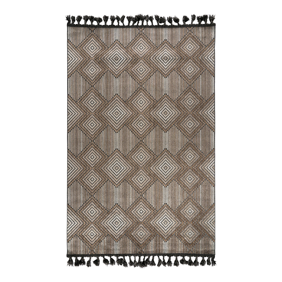 Χαλί Boutique Art 9821 150x230εκ Μπεζ-Καφέ