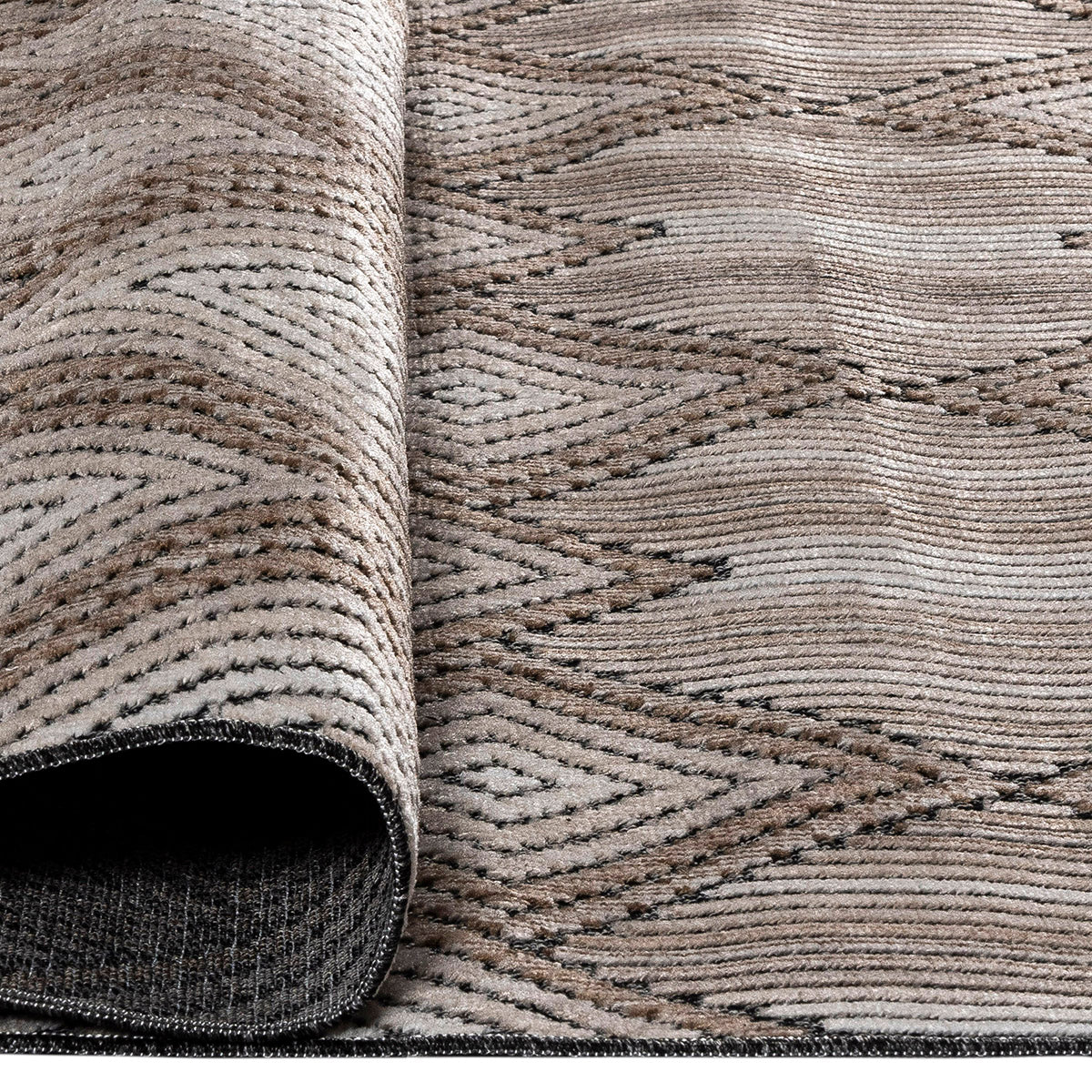 Χαλί Boutique Art 9821 150x230εκ Μπεζ-Καφέ