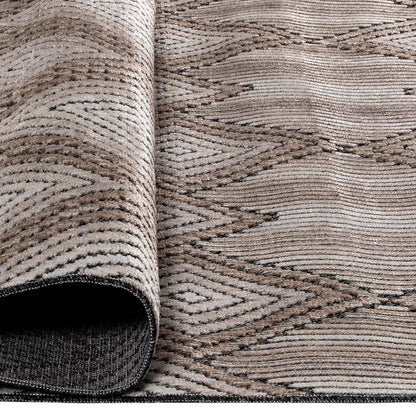 Χαλί Boutique Art 9821 150x230εκ Μπεζ-Καφέ