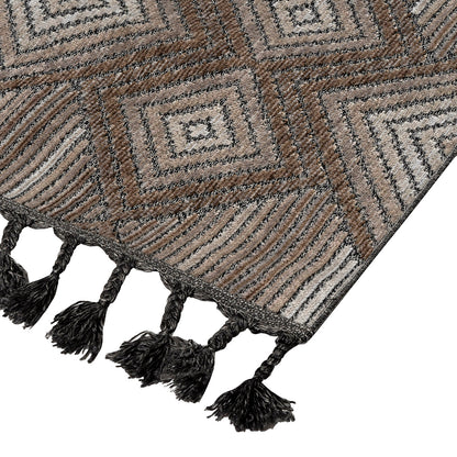 Χαλί Boutique Art 9821 150x230εκ Μπεζ-Καφέ