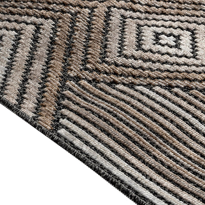 Χαλί Boutique Art 9821 150x230εκ Μπεζ-Καφέ