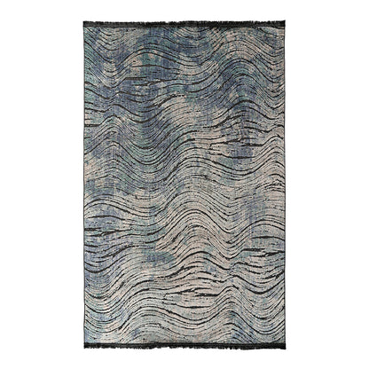 Πατάκι Boutique Art 9824 80x150εκ Βεραμάν-Μπλε