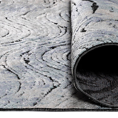 Χαλί Boutique Art 9824 120x170εκ Βεραμάν-Μπλε