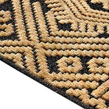 Πατάκι Boutique Art 9825 80x150εκ Κίτρινο