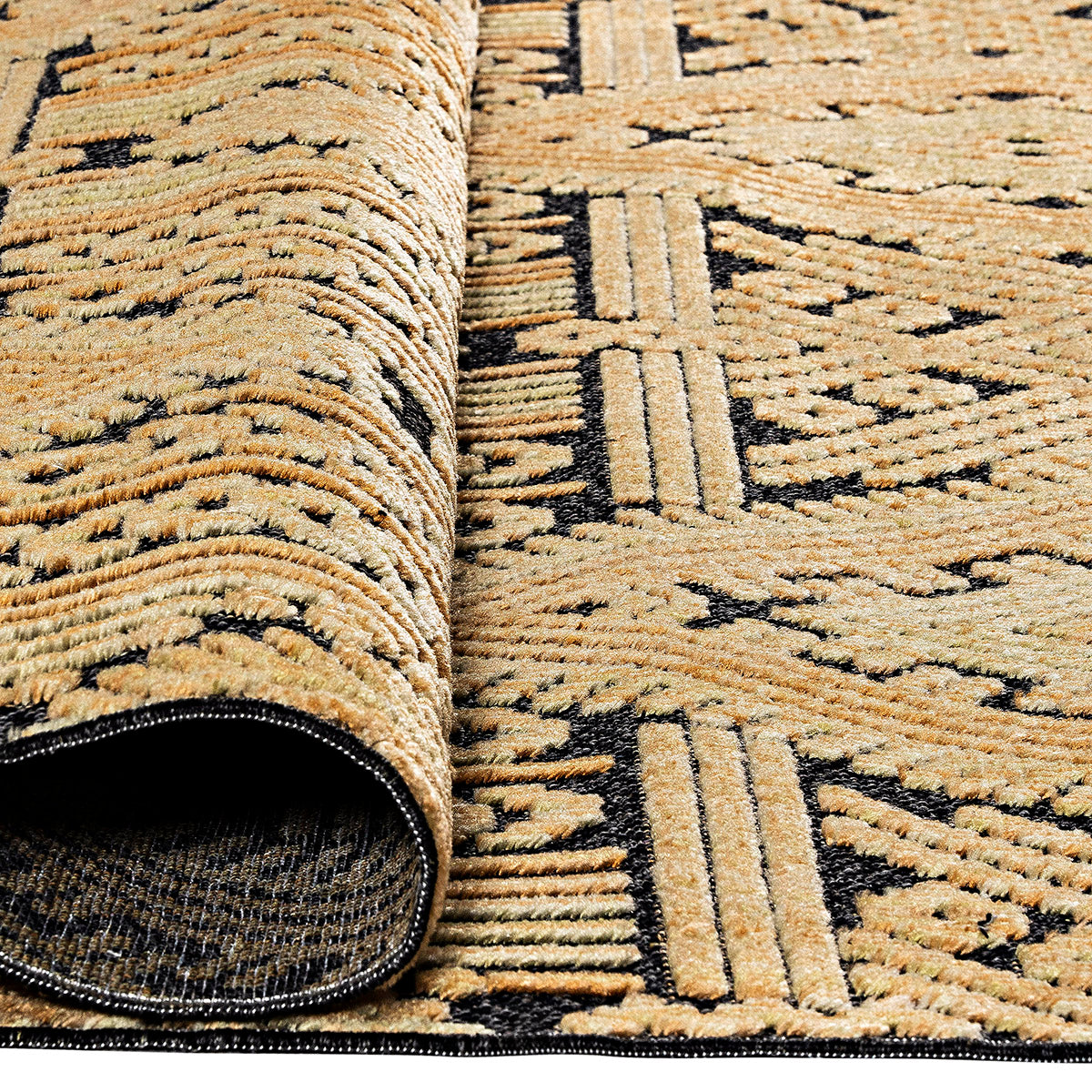 Χαλί Boutique Art 9825 150x230εκ Κίτρινο