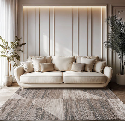 Χαλί Serena Art 9833 Μπεζ/Γκρι 160x230εκ