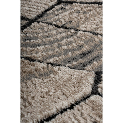 Διάδρομος με το Μέτρο Serena Art 9837 67εκ Μπεζ/Γκρι