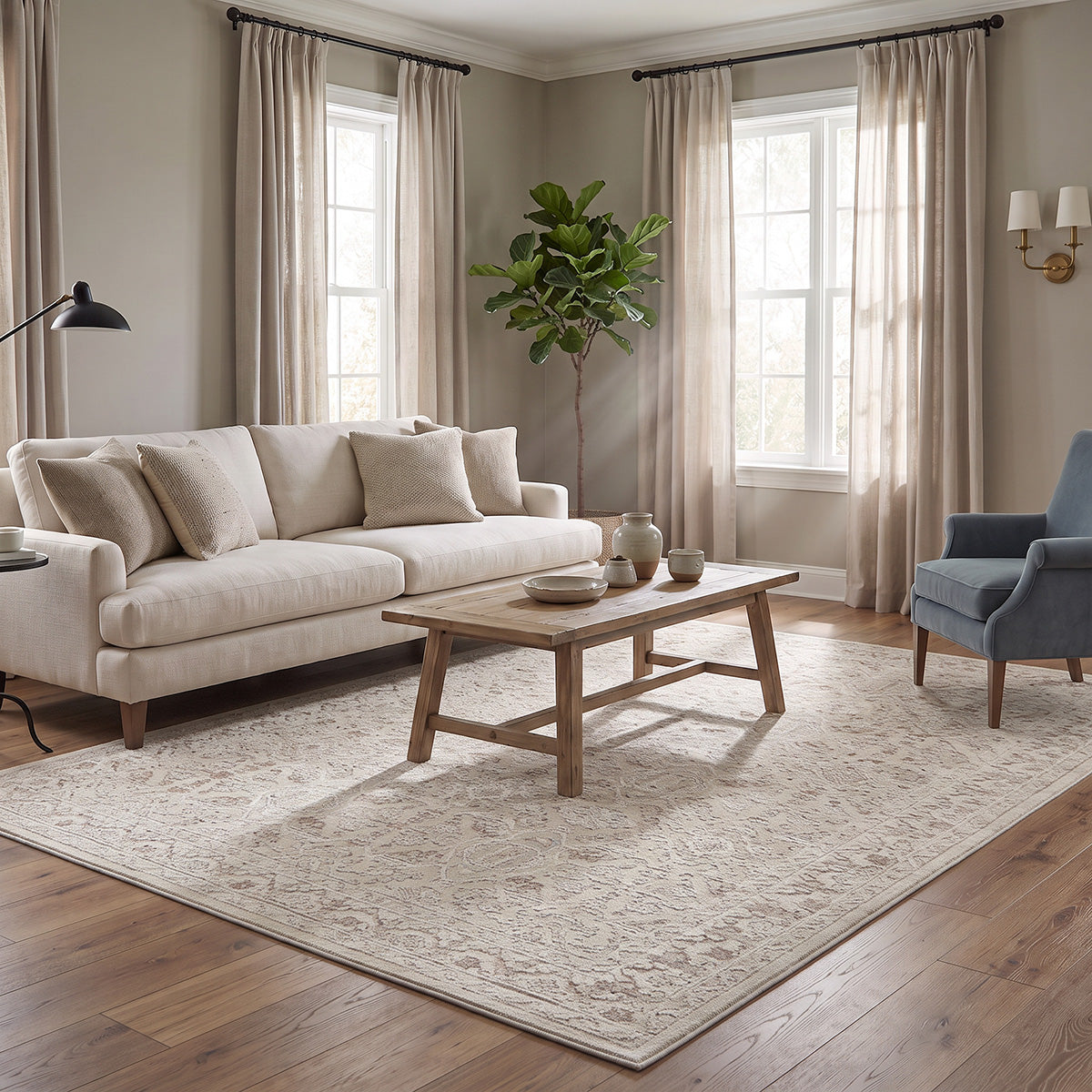 Mirage Art 9845 Rug 200x290cm Cream/Beige