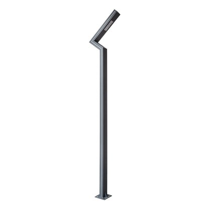 ZAPOPAN 90838 Φωτιστικό Urban Πλατείας/Πάρκου LED 30W 4080lm 120° AC 220-240V Αδιάβροχο IP65 Φυσικό Λευκό 5000K - Lumileds SMD Chip & Mean Well TÜV Driver - Γκρι Ανθρακί Ματ - Μ75 x Π14 x Υ360