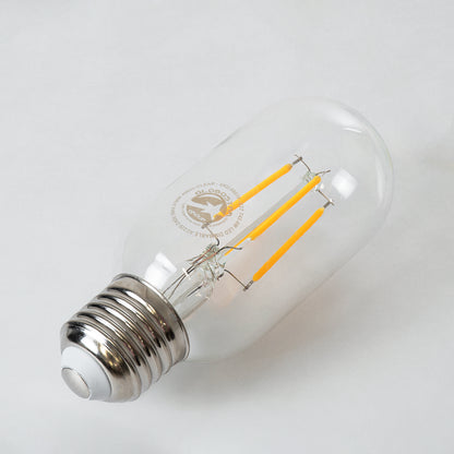 99018 Λάμπα LED Long Filament E27 T45 Σωλήνας 4W 400lm 360° AC 220-240V IP20 Φ4.5 x Υ11cm Θερμό Λευκό 2700K με Διάφανο Γυαλί - Dimmable