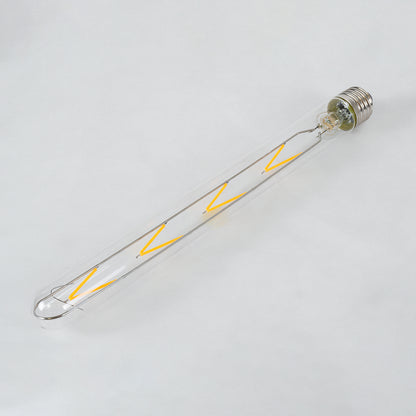 99020 Λάμπα LED Long Filament E27 T30 Σωλήνας 8W 800lm 360° AC 220-240V IP20 Φ3 x Υ30cm Θερμό Λευκό 2700K με Διάφανο Γυαλί - Dimmable