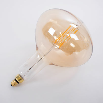 99027 Λάμπα LED Zig Long Filament E27 R280 BUTTERNUT Γλόμπος 6W 420lm 360° AC 220-240V IP20 Φ28 x Υ41cm Ultra Θερμό Λευκό 2200K με Μελί Γυαλί - Dimmable